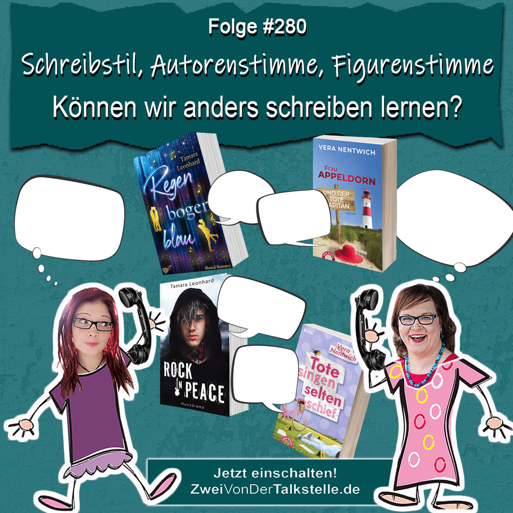 Der Autoren- und Bücherpodcast  «Die Zwei von der Talkstelle»