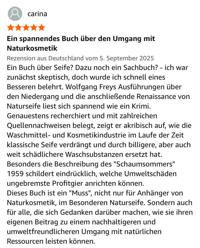 Aus einer Rezension auf Amazon