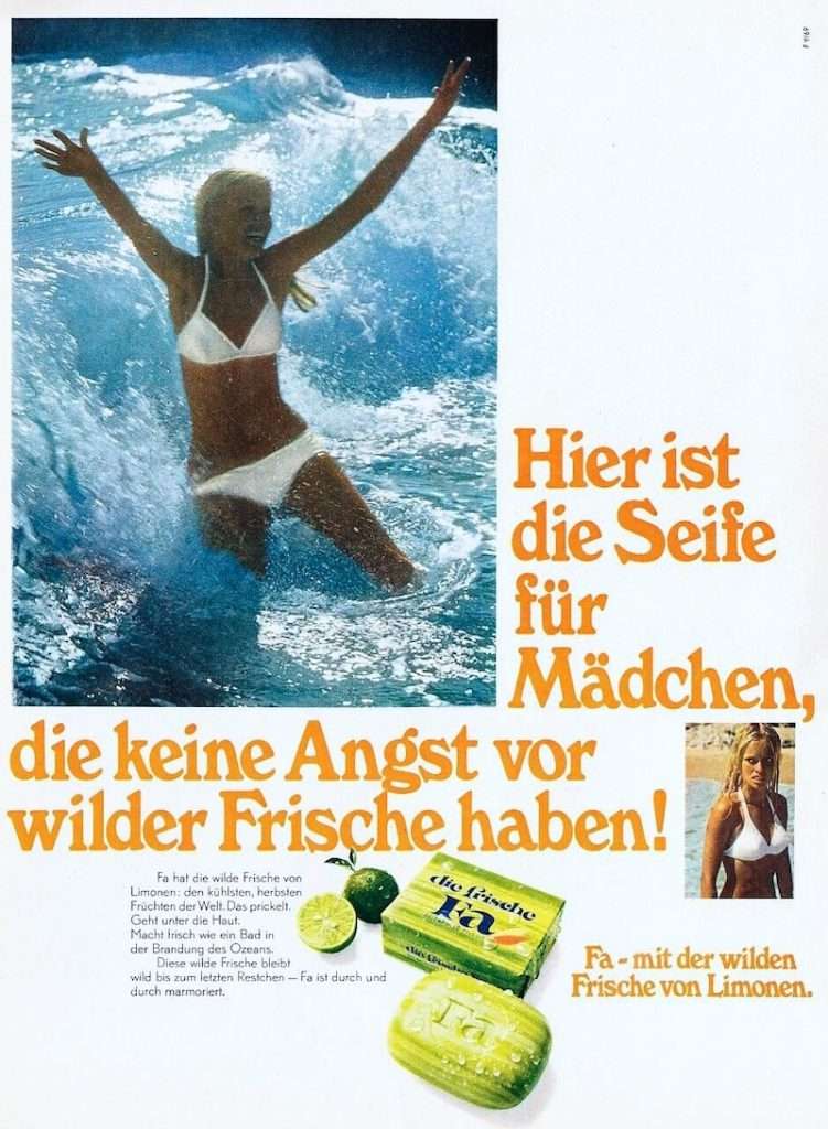 Zeitschrifteninserat von 1969.
