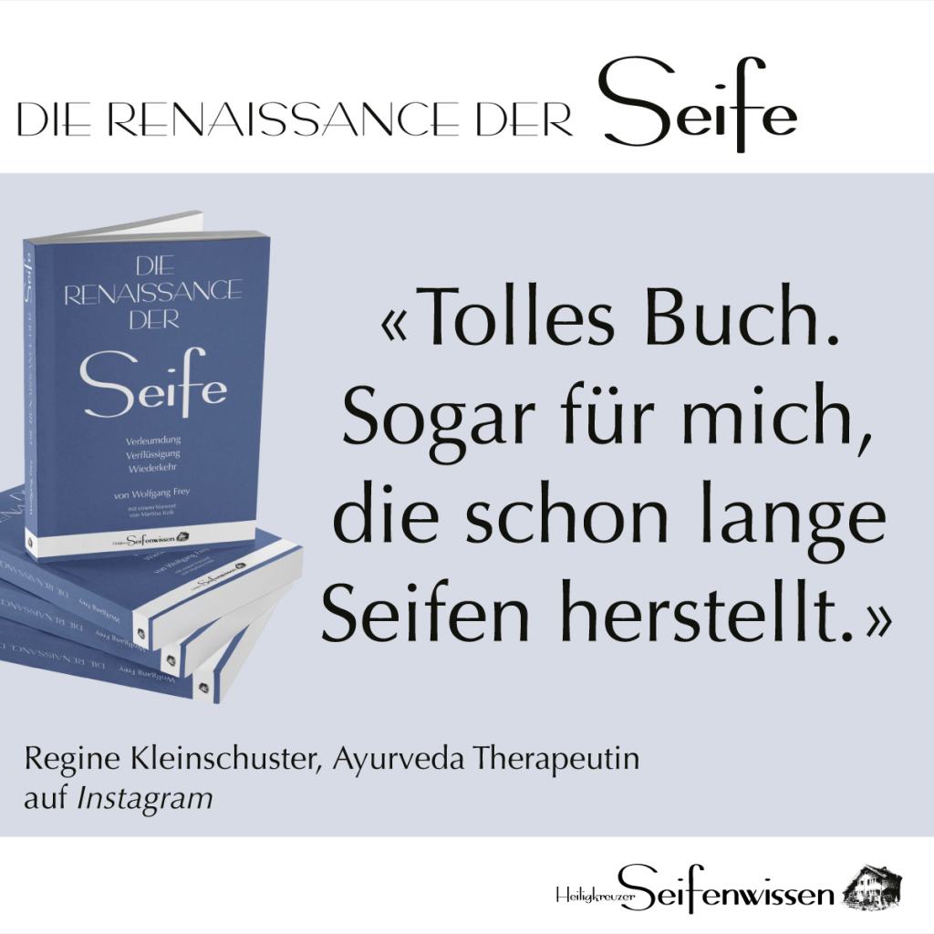 Die Ayurveda-Therapeutin Regine Kleinschuster zum Buch «Die Renaissance der Seife»