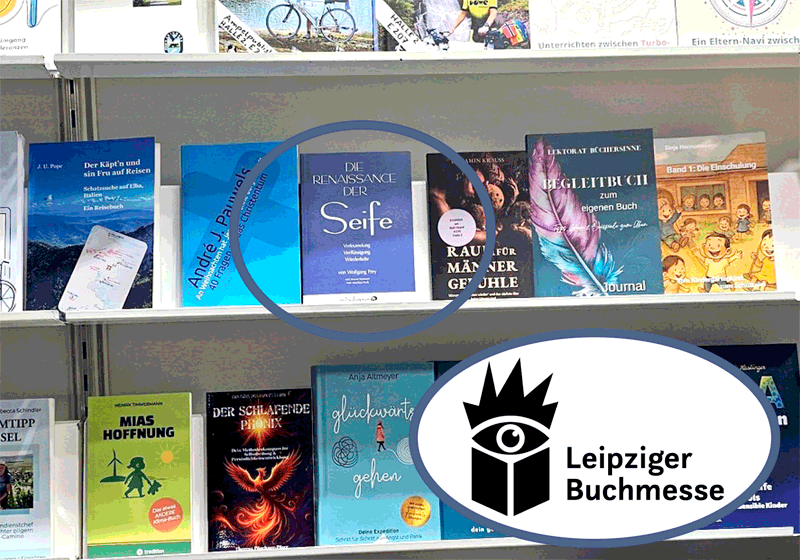 Das Buch «Die Renaissance der Seife» auf der Leipziger Buchmesse